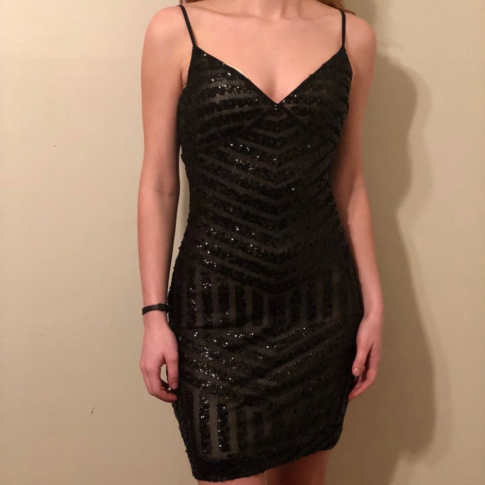 Black Body-con Occasion Dress